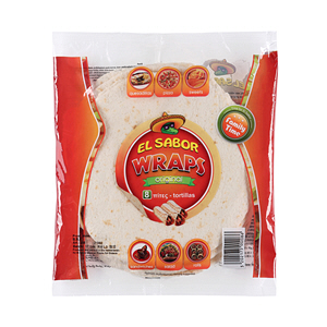 El Sabor Wrap Tortillas 8Inch 346gm ×  8'S