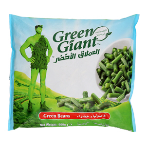 العملاق الأخضر فاصوليا خضراء مجمدة 900 جرام