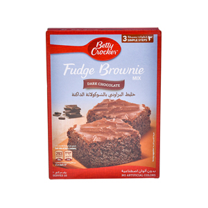 Betty Crocker Fudge Brownie Dark Chocolate Mix 500 g