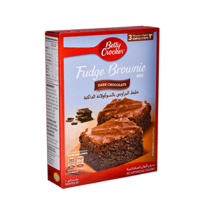 Betty Crocker Fudge Brownie Dark Chocolate Mix 500 g