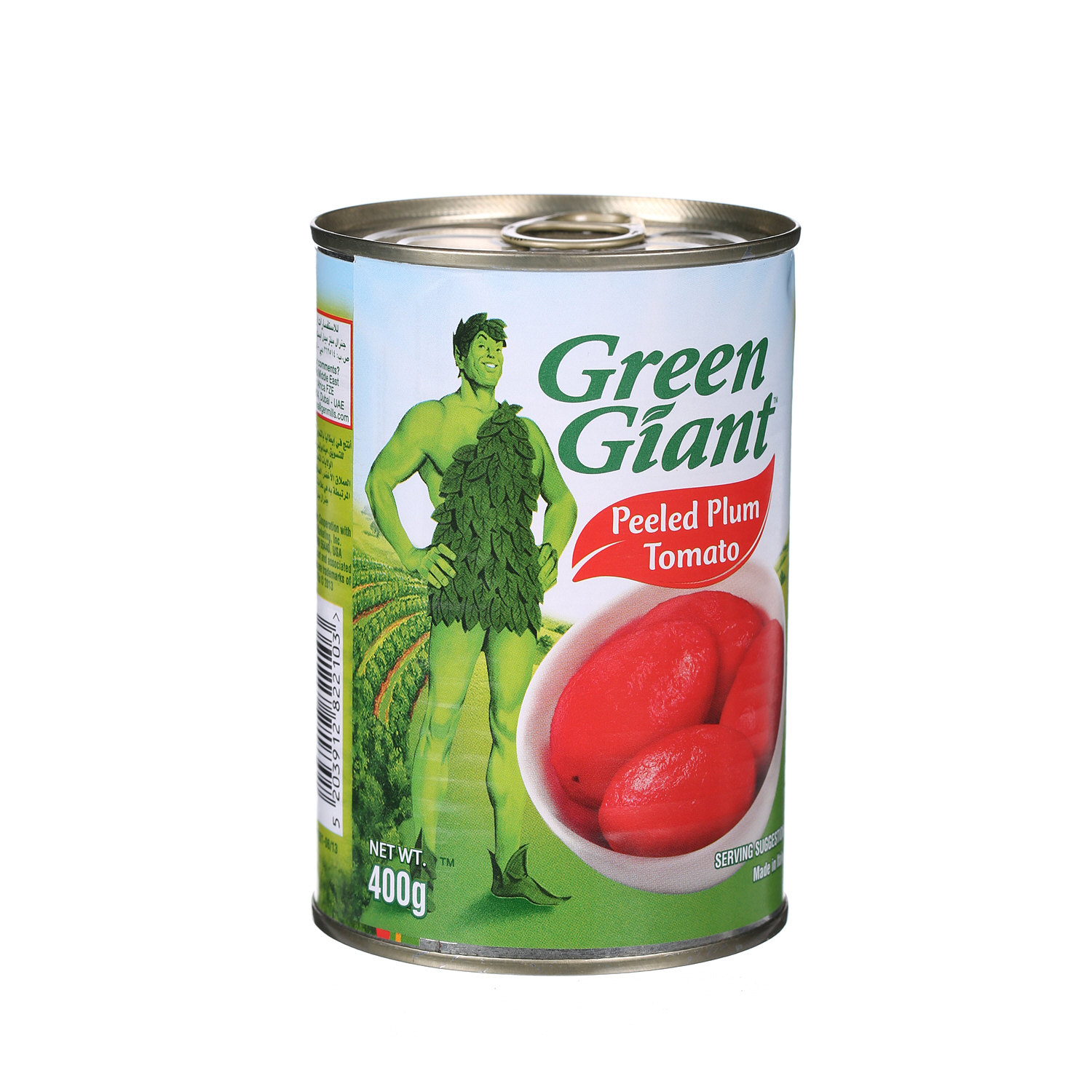 العملاق الأخضر طماطم مقشرة 400 ج
