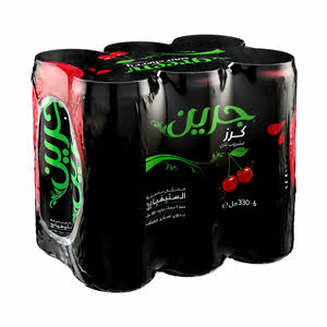 Green Cola Cherry Carbonated Can 6 x 330 ml