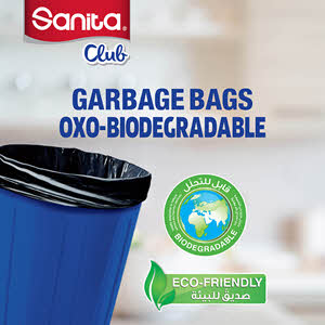 Sanita Club Garbage Bags Biodegadable 50 Gallons 20 Bags