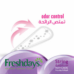Freshdays Daily Liners Normal String 24 Pads