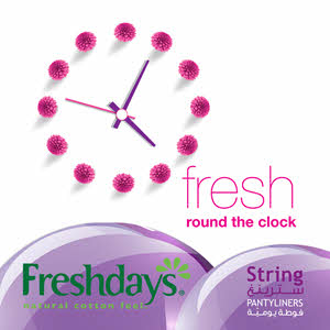 Freshdays Daily Liners Normal String 24 Pads