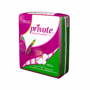 Sanitary Pads Private Maxi Pocket Normal 30 Pads