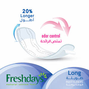 Freshdays Daily Liners Long Singles 34 Pads