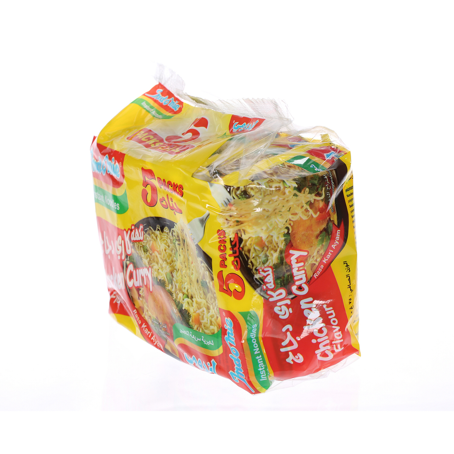 Indomie Instant Noodles Chicken Curry Flavor 75 g × 5 Pack