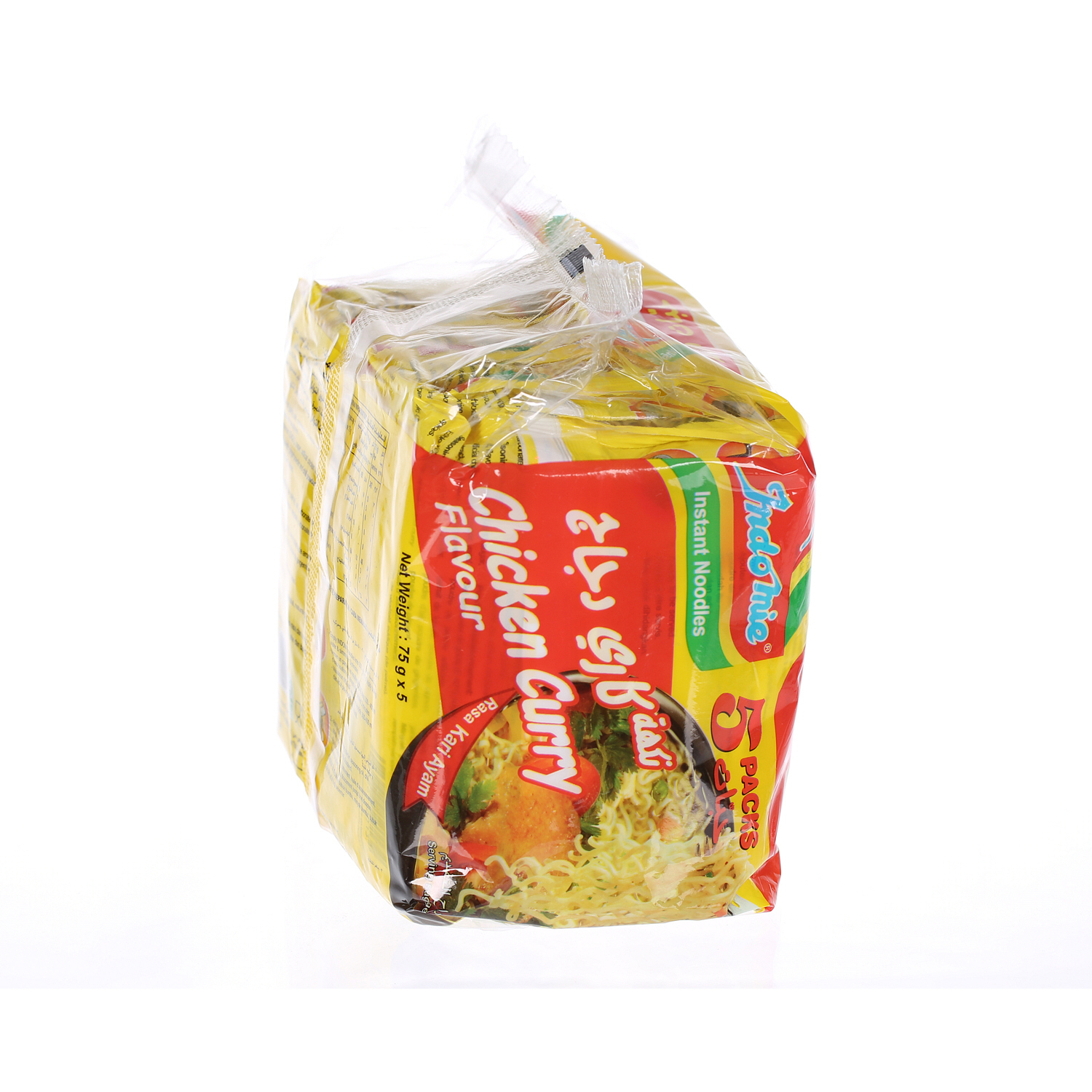 Indomie Instant Noodles Chicken Curry Flavor 75 g × 5 Pack