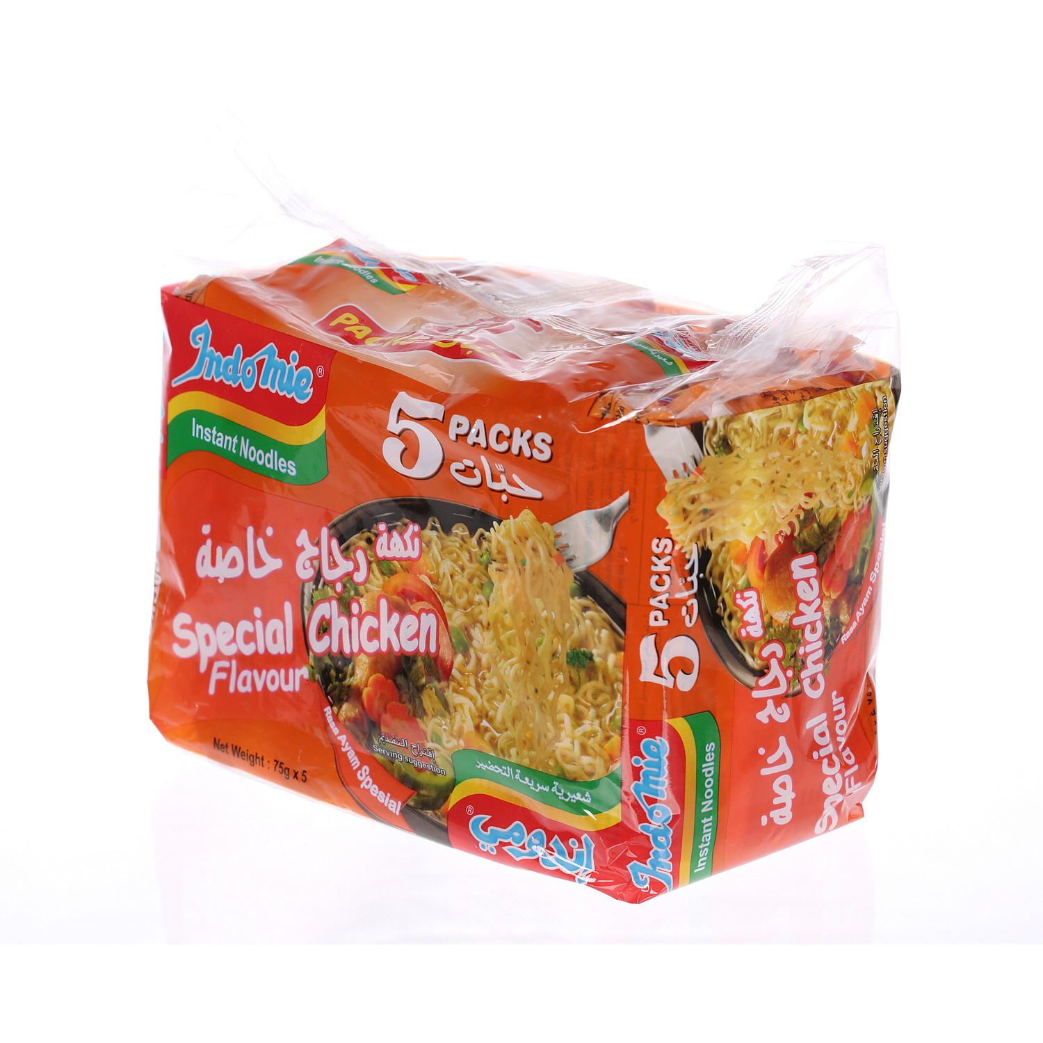 Indomie Instant Noodles Special Chicken Flavor 75 g × 5 Pack