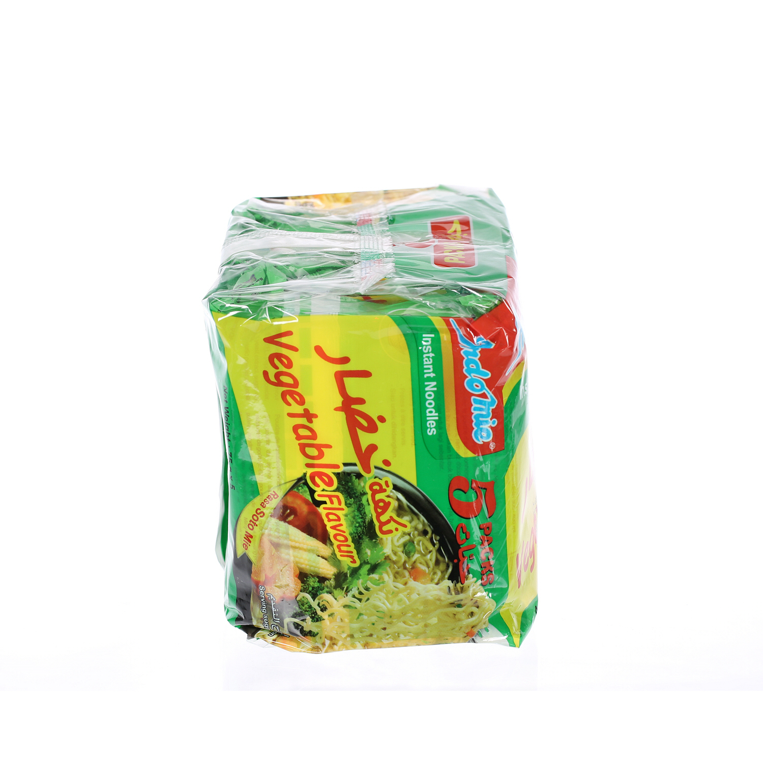 Indomie Instant Noodles Vegetable Flavor 75 g × 5 Pack