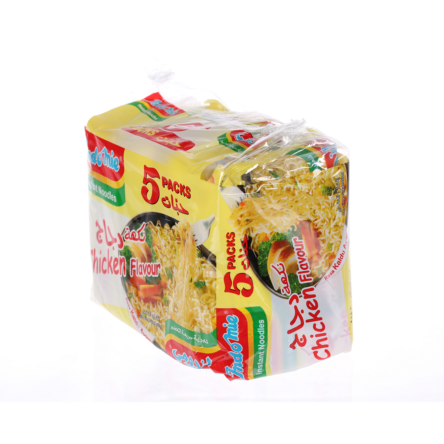 Indomie Instant Noodles Chicken Flavour 75 g × 5 Pack