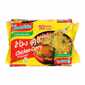Indomie Chicken Curry Noodles 10 × 75 g