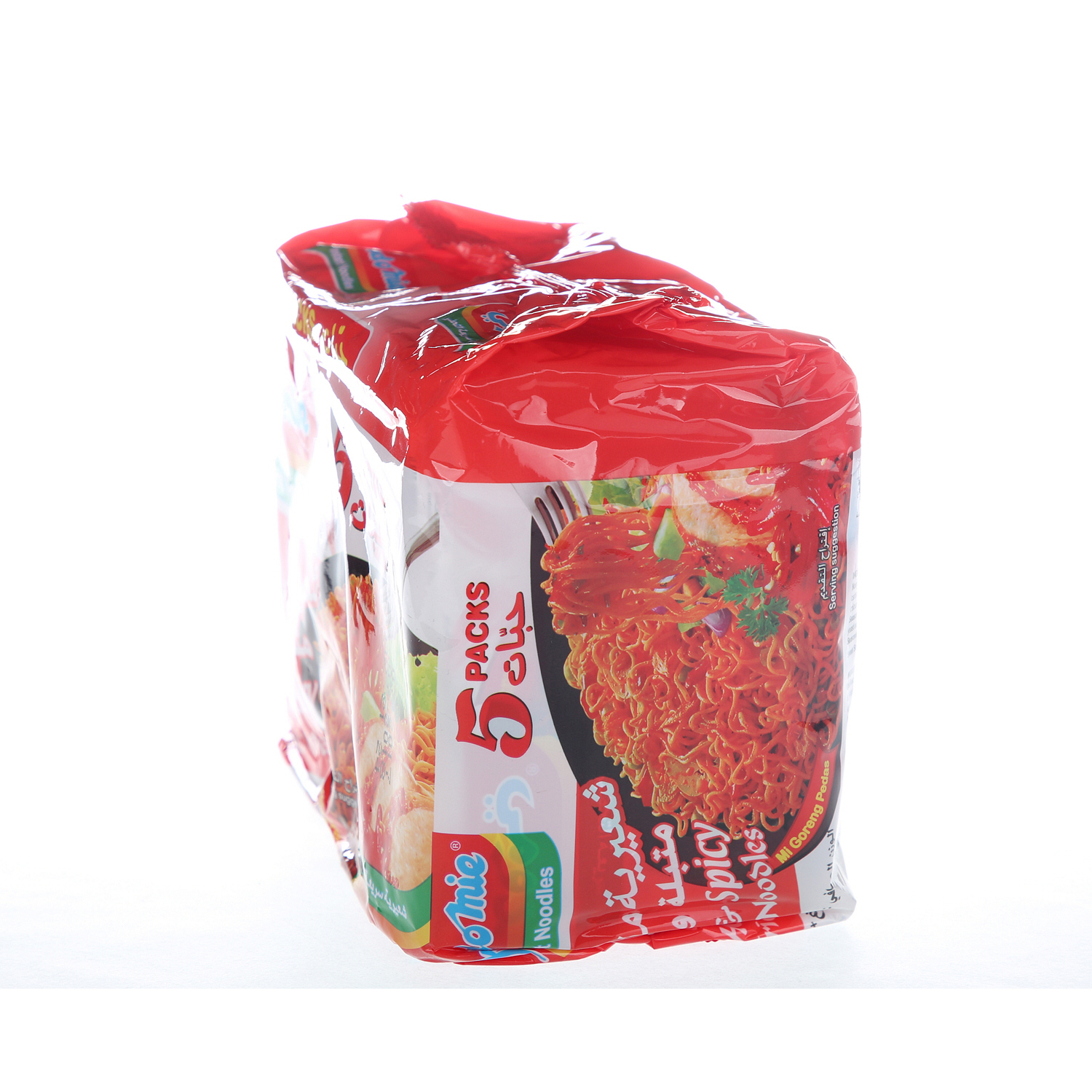 Indomie Noodles Hot Fried Flavor 75 g × 5 Pack