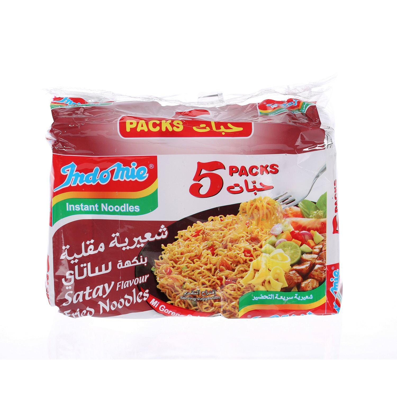 Indomie Noodles Satay Fried Flavor 75gm×5'S