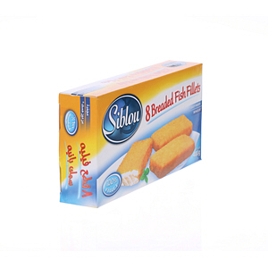 Siblou Breaded Fish Fillet 400 g × 8 Pack