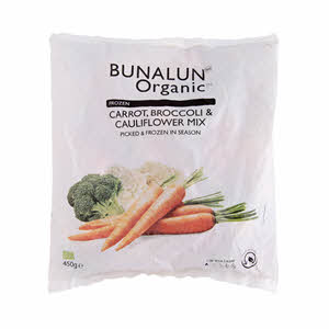 Bunalun Organic Mixed Vegetables 450gm