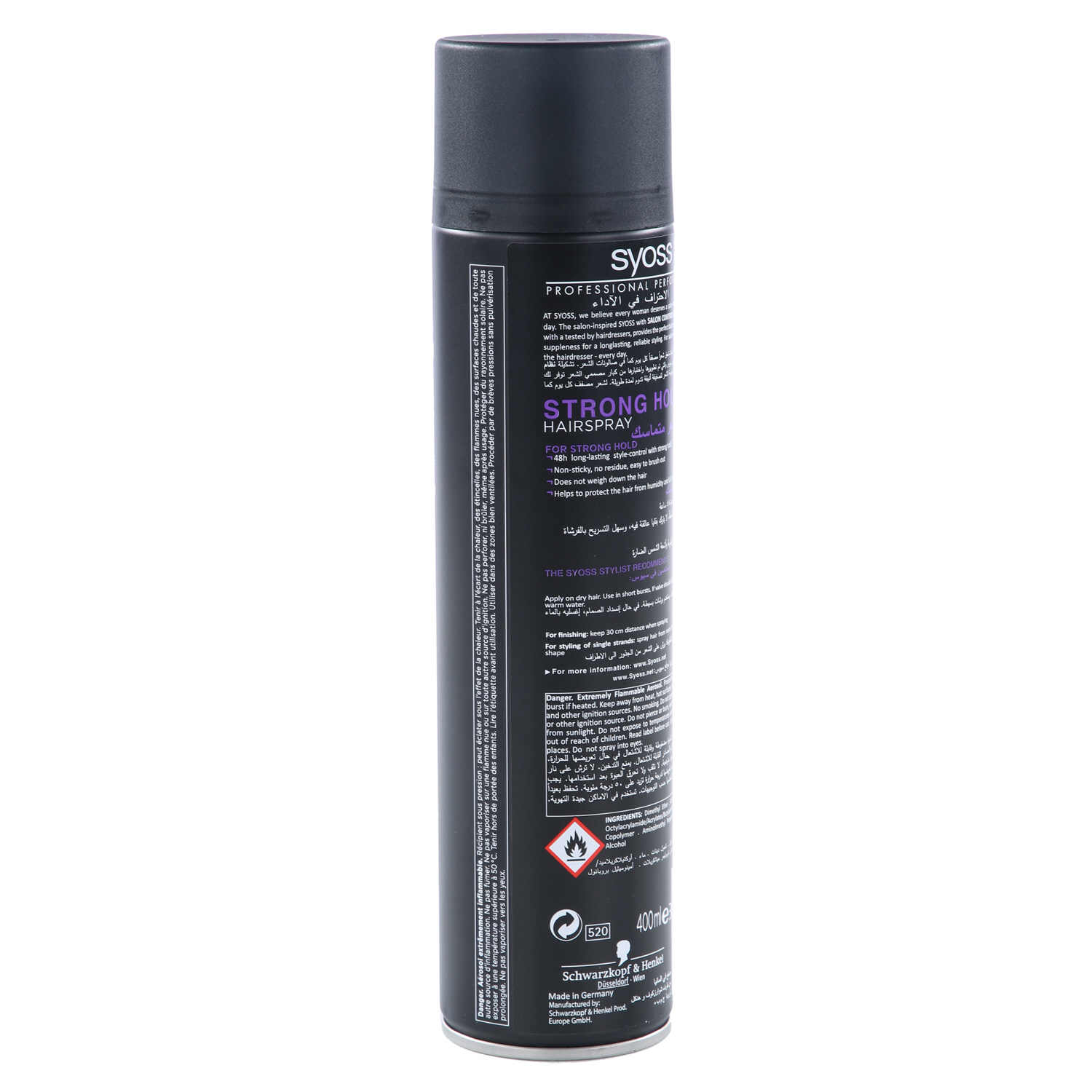 Syoss Strong Hold Hair Spray 400 ml