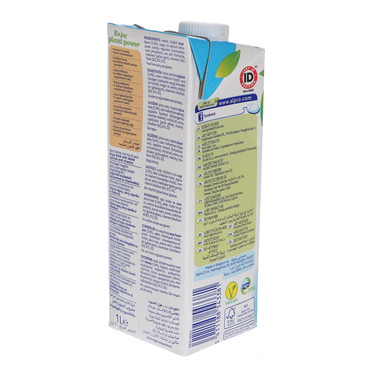 Alpro Original Soya Milk 1 L