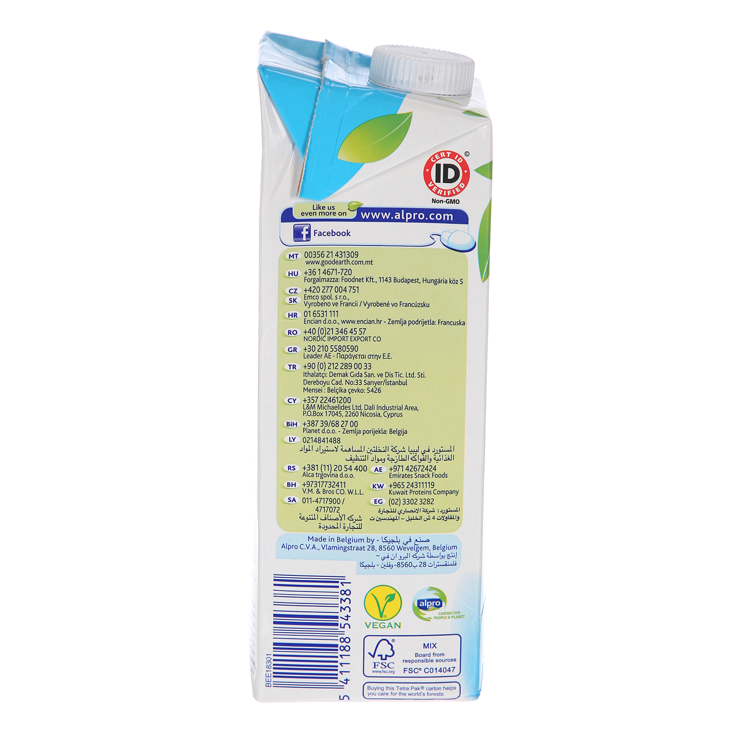 Alpro Original Soya Milk 1 L