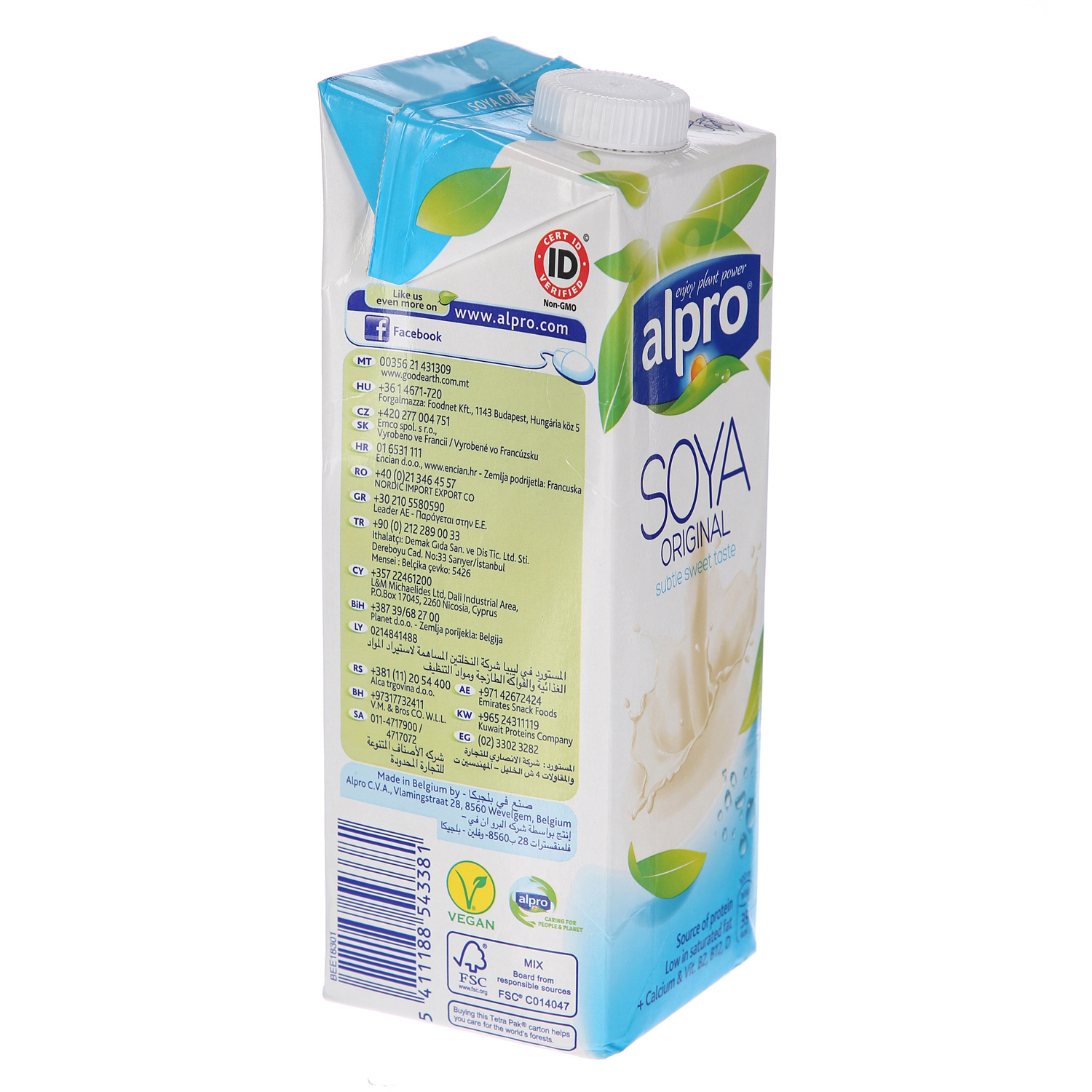 Alpro Original Soya Milk 1 L