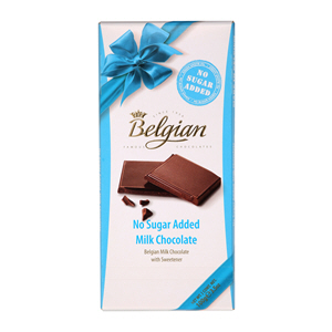 Belgian Milk Chocolate No Sugar Added 100 g