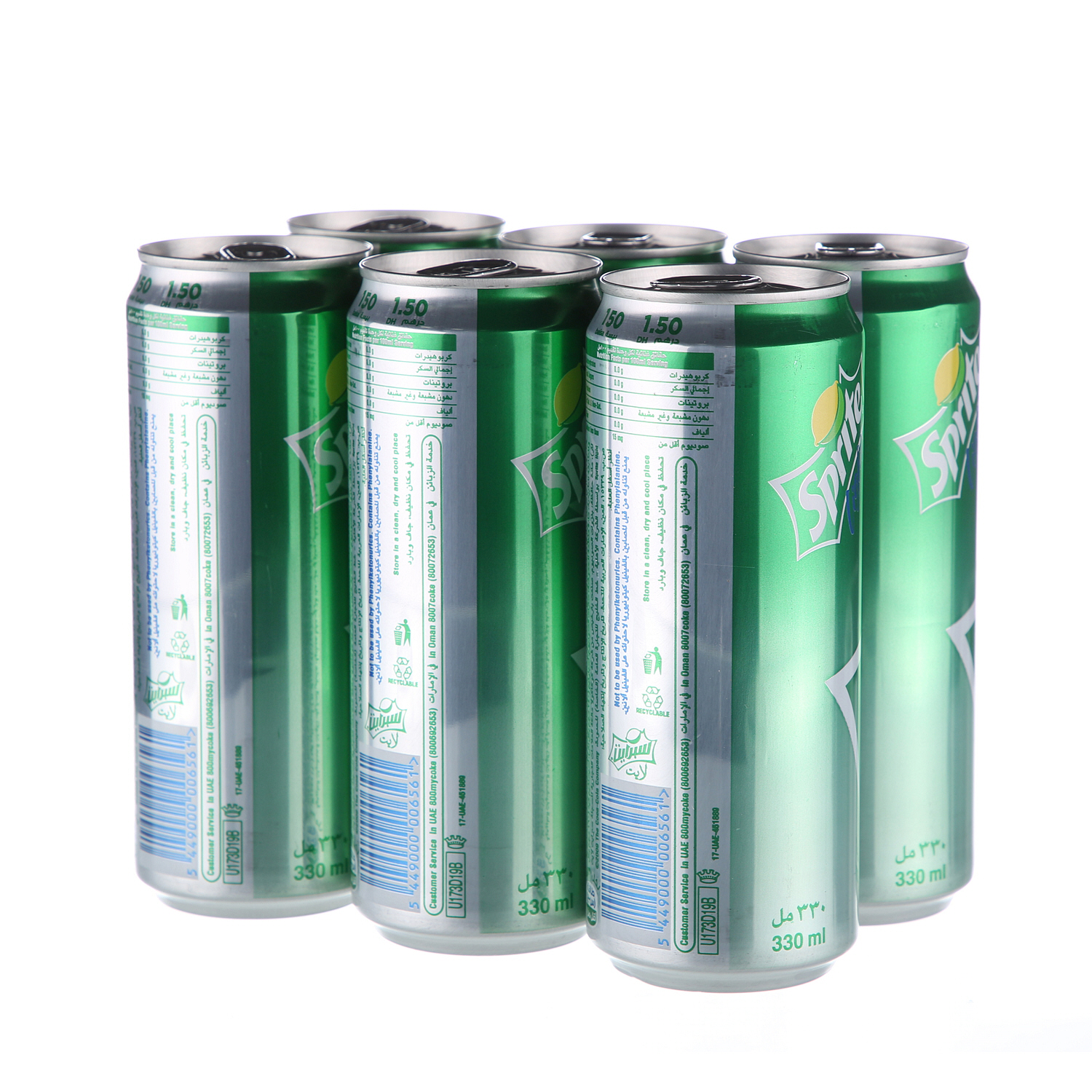 Sprite Light Can 355ml × 6'S