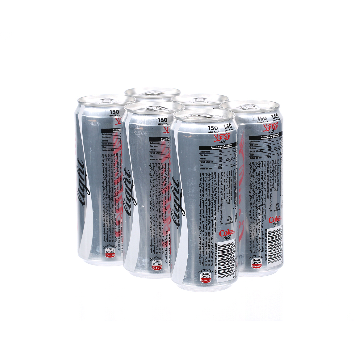 Coca-Cola Light Can 355 ml × 6 Piece