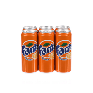 Fanta Orange Can 330 ml × 6 Pack