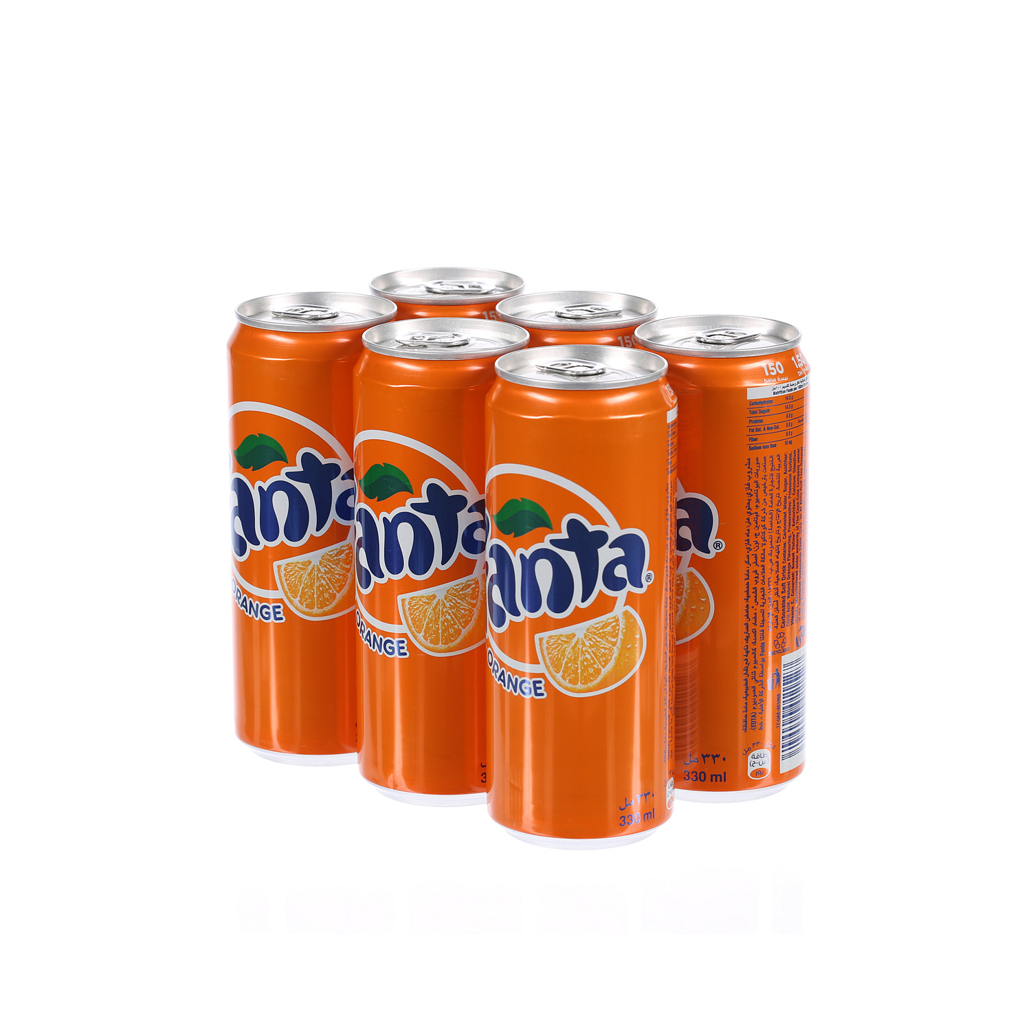 Fanta Orange Can 330 ml × 6 Pack