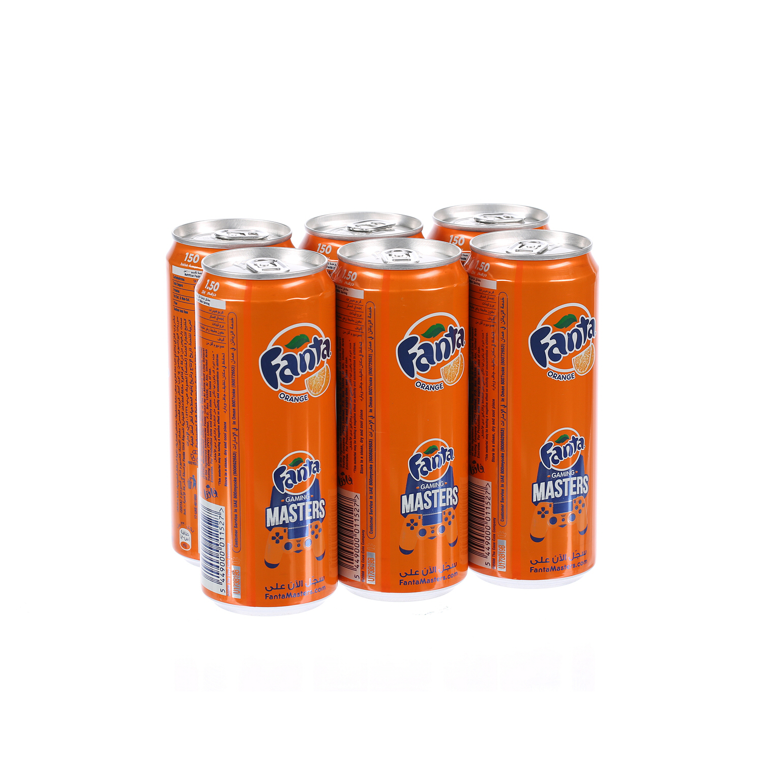 Fanta Orange Can 330 ml × 6 Pack