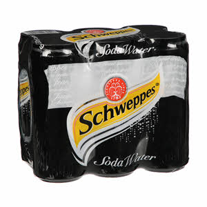 Schweppes Soda Water 6 x 330Ml