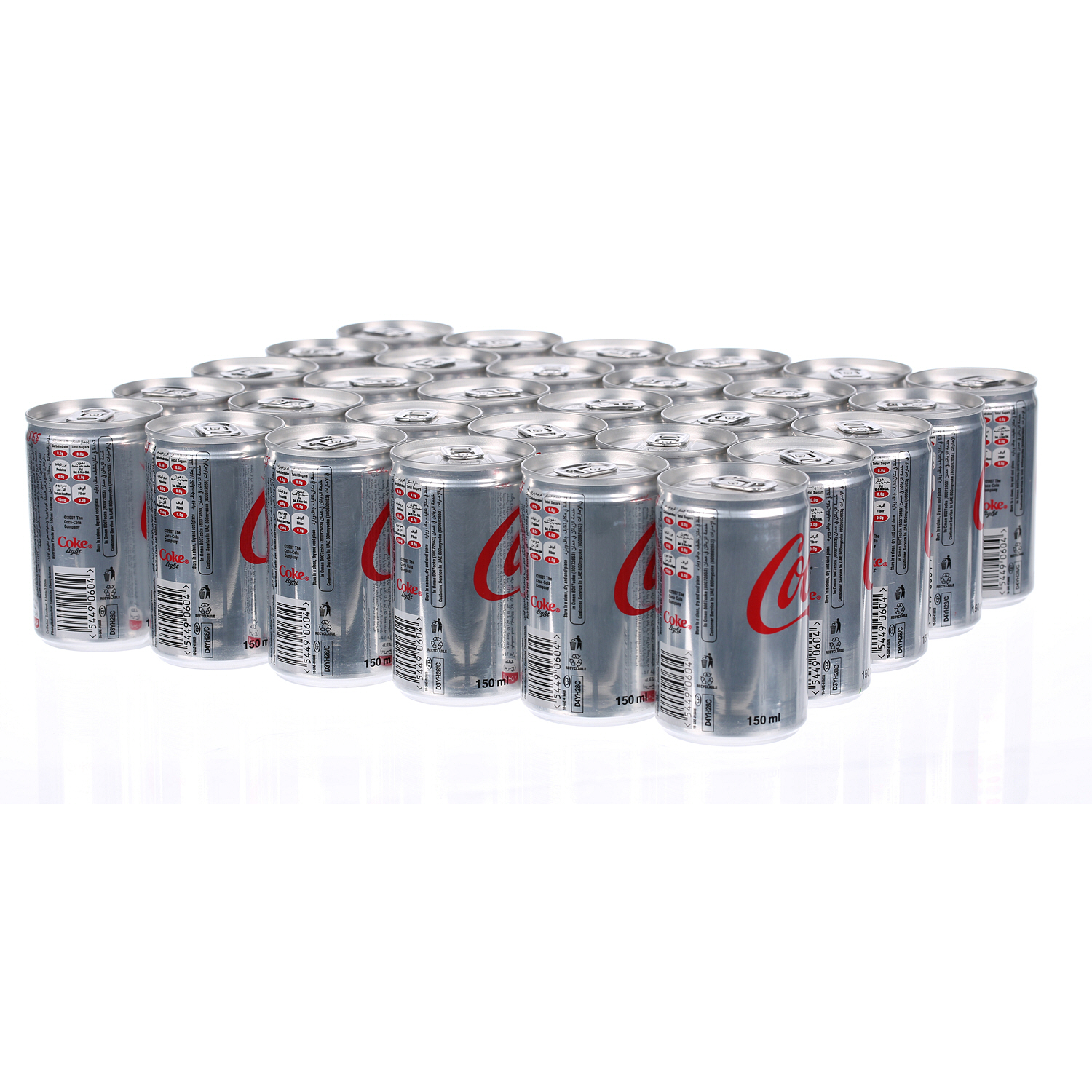 كوكا كولا لايت مشروب غازية 150 مل × 30 عبوة