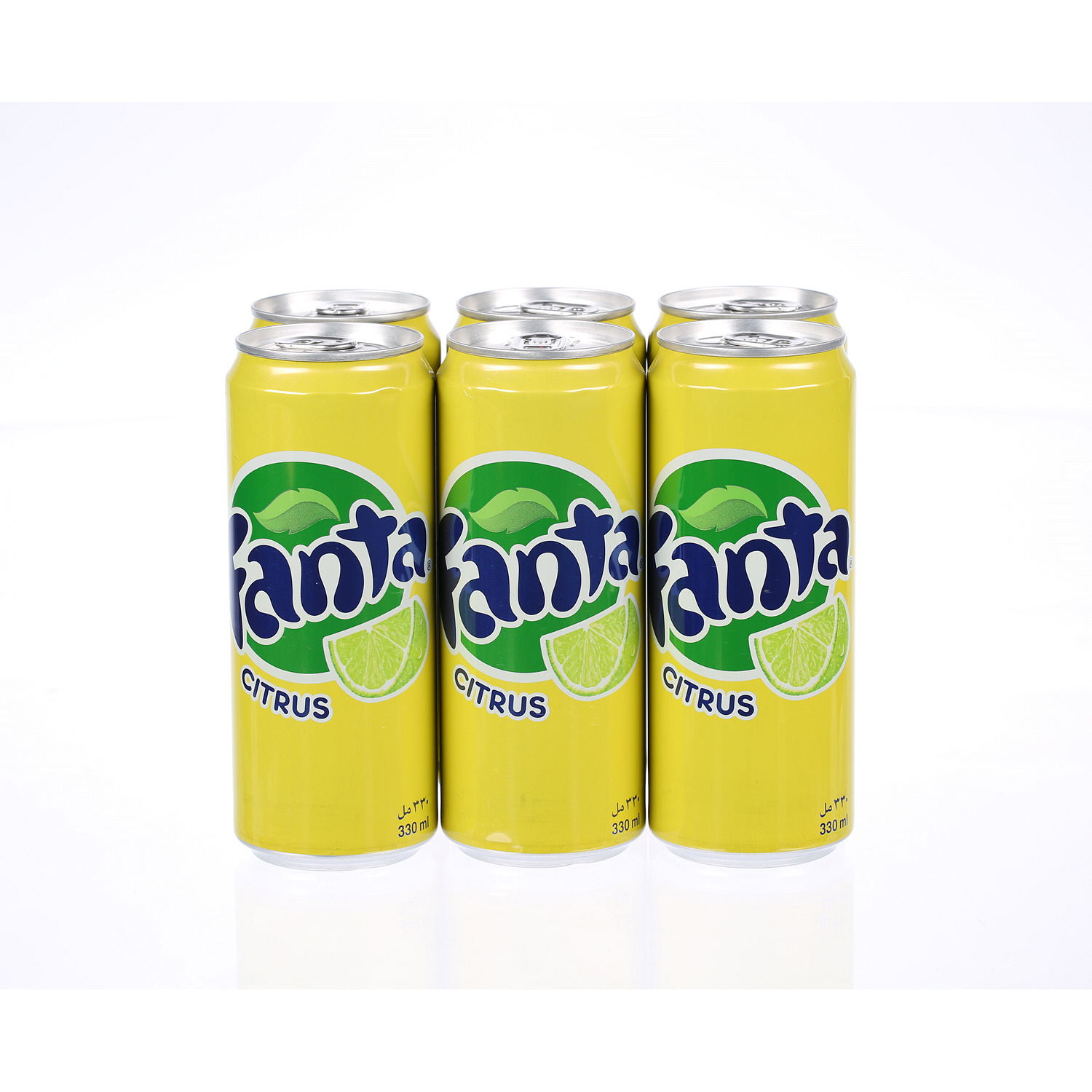 Fanta Citrus Can 330 ml × 6 Pack