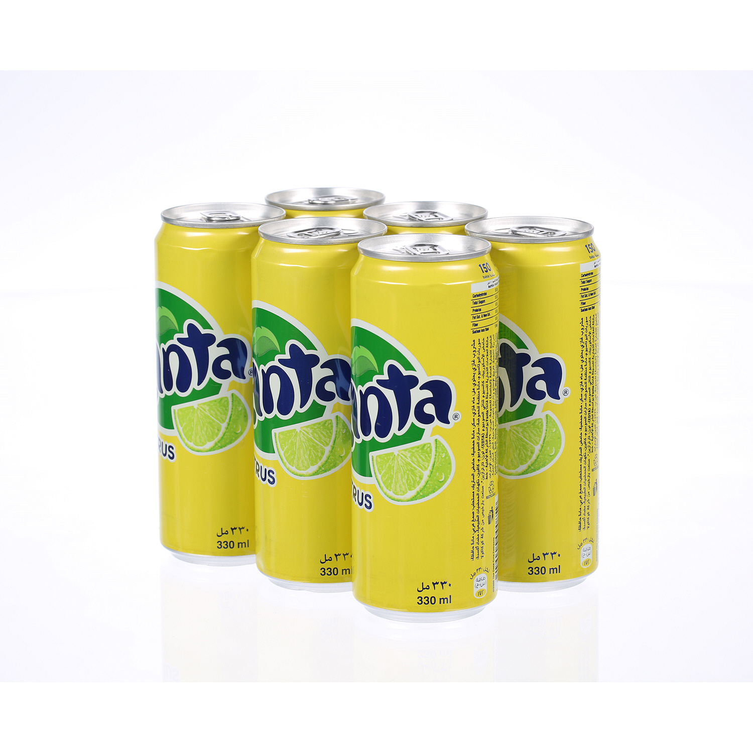 Fanta Citrus Can 330 ml × 6 Pack