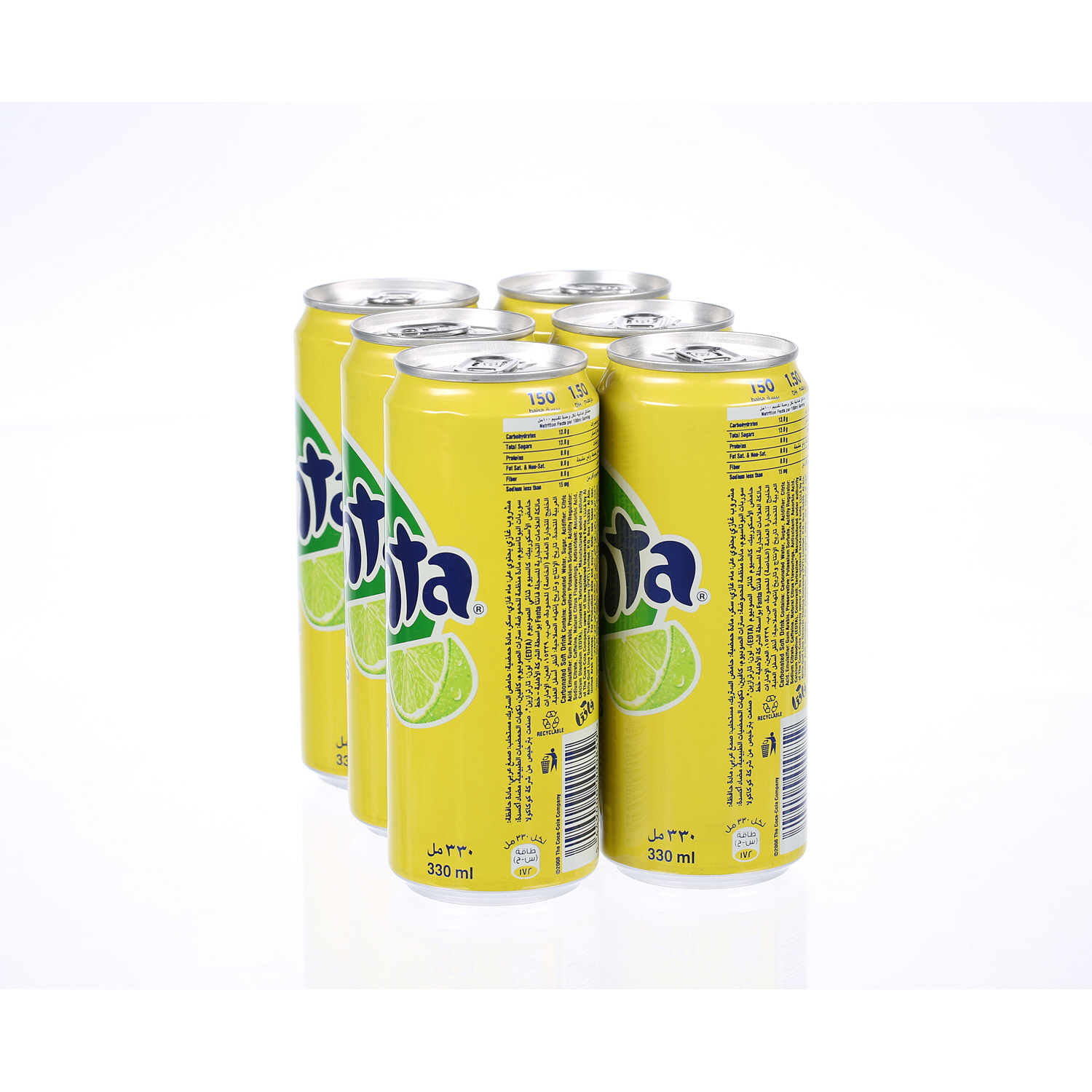 Fanta Citrus Can 330 ml × 6 Pack