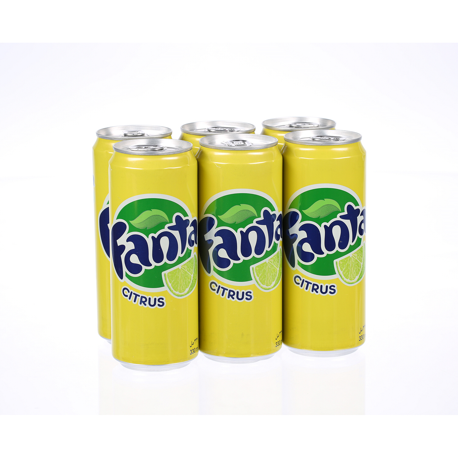 Fanta Citrus Can 330 ml × 6 Pack