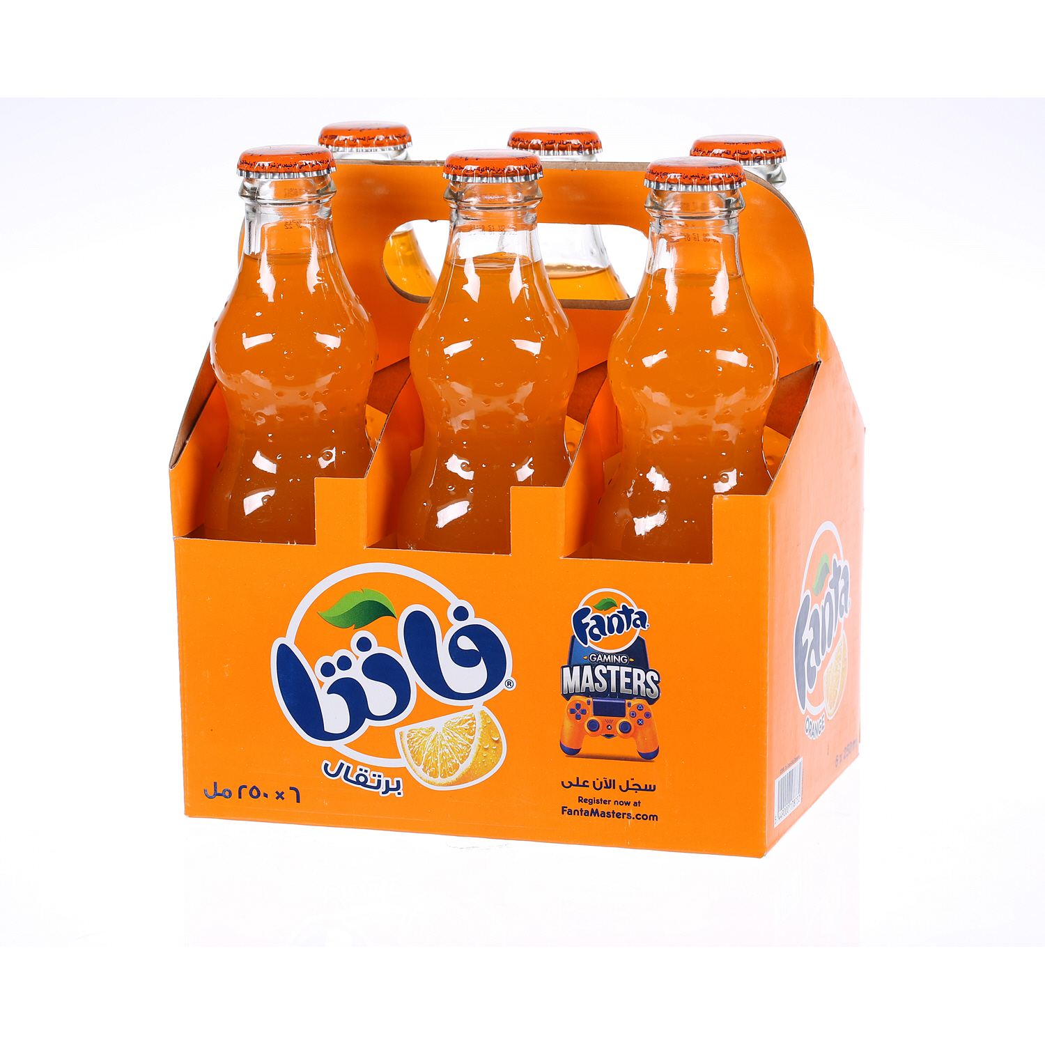 Fanta Orange Glass Bottle 250 ml × 6 Pack