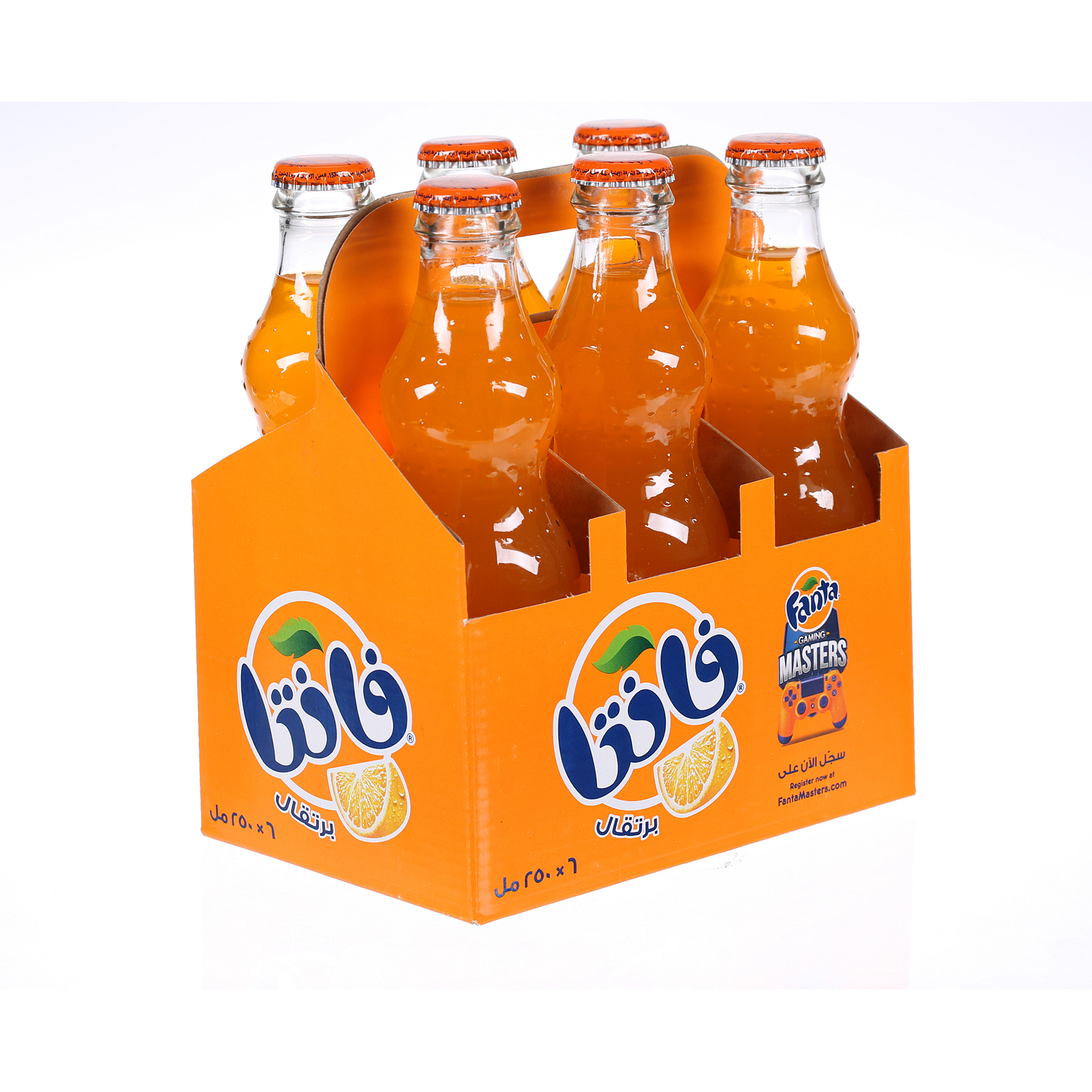 Fanta Orange Glass Bottle 250 ml × 6 Pack