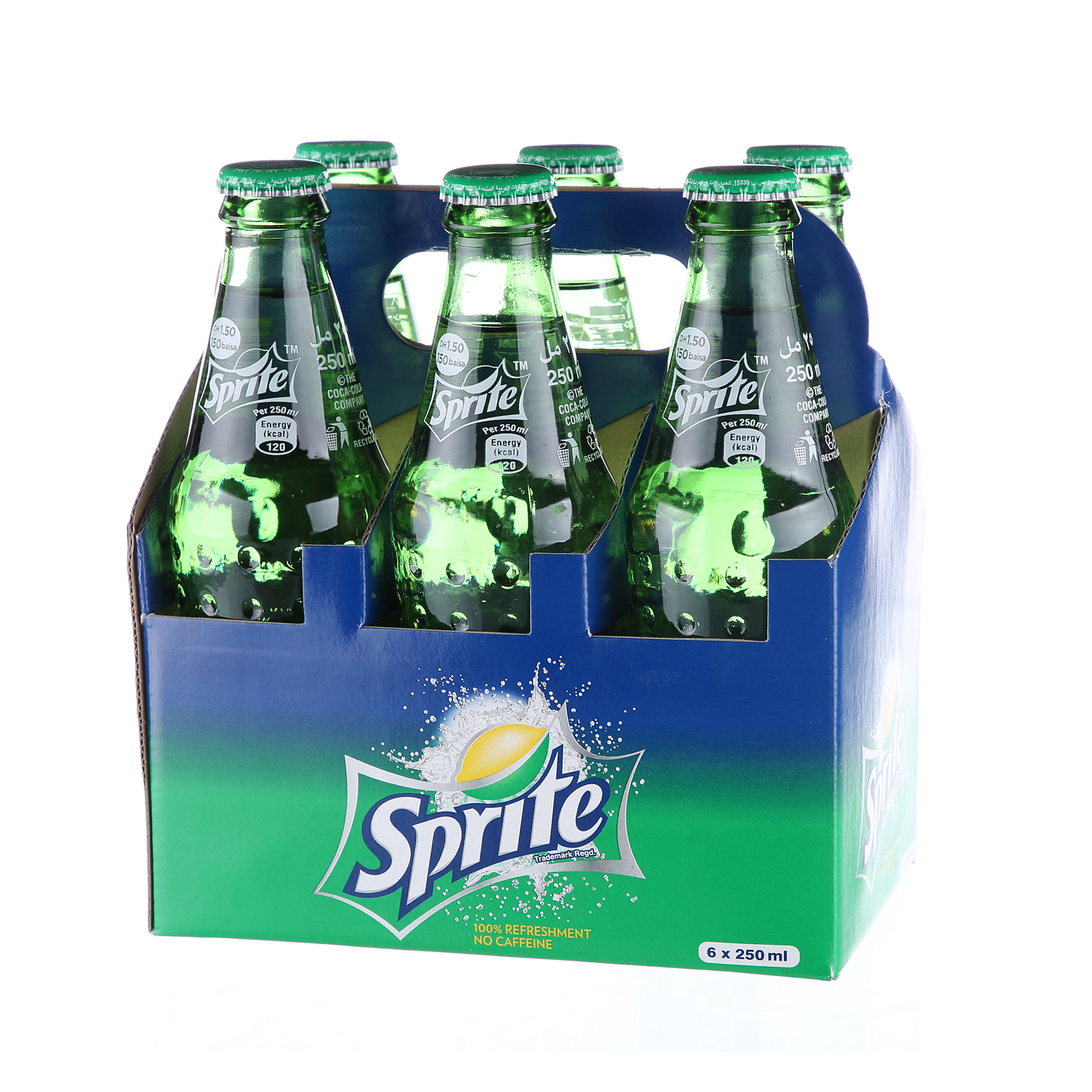 Sprite Glass Bottle 250 ml × 6 Pack