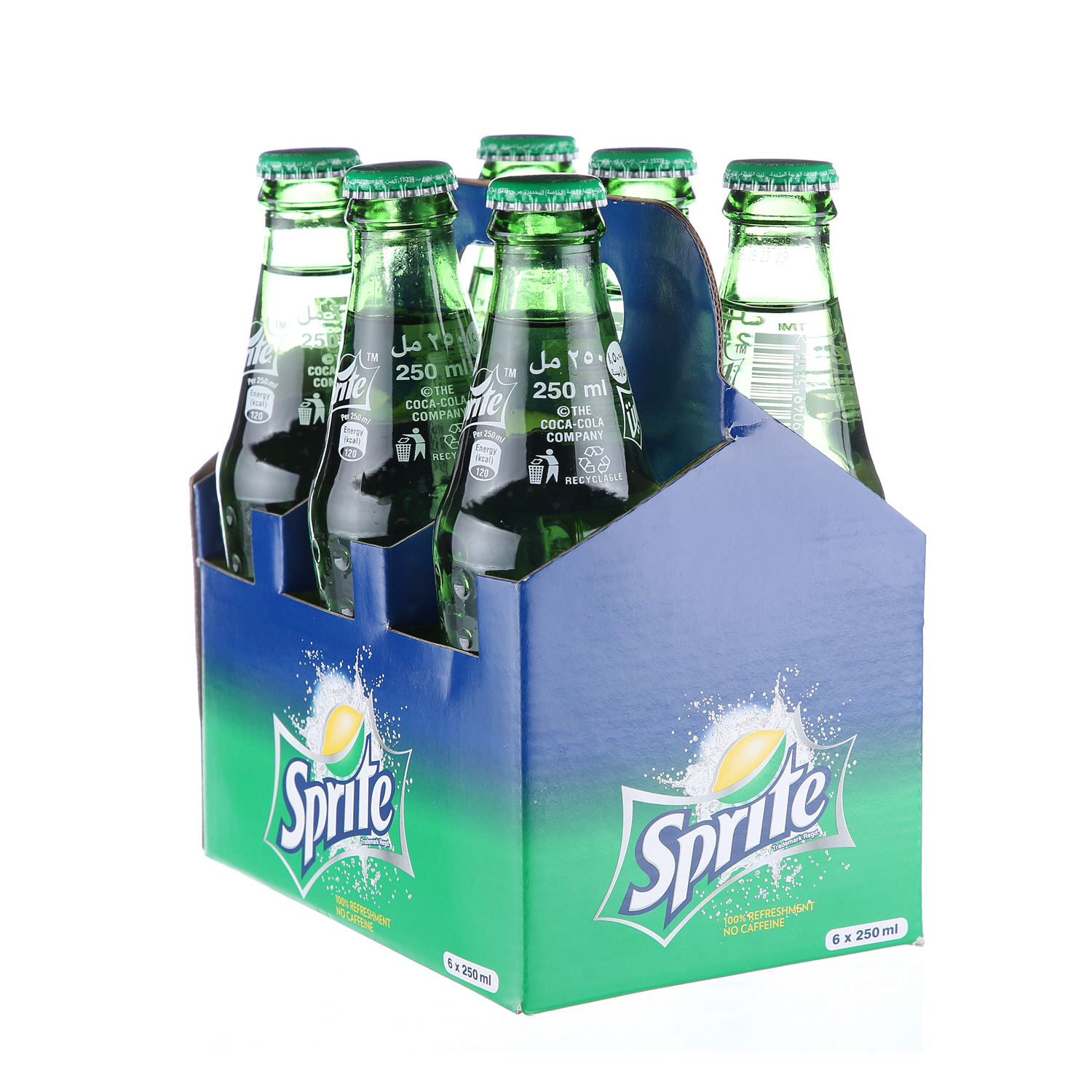 Sprite Glass Bottle 250 ml × 6 Pack