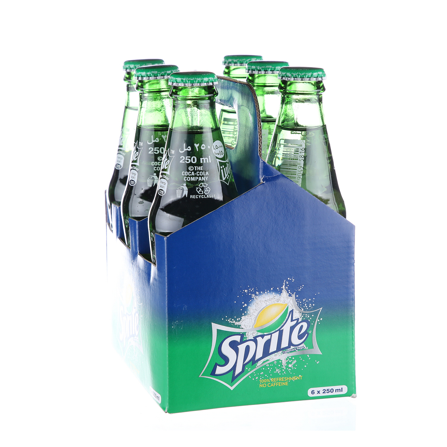 Sprite Glass Bottle 250 ml × 6 Pack