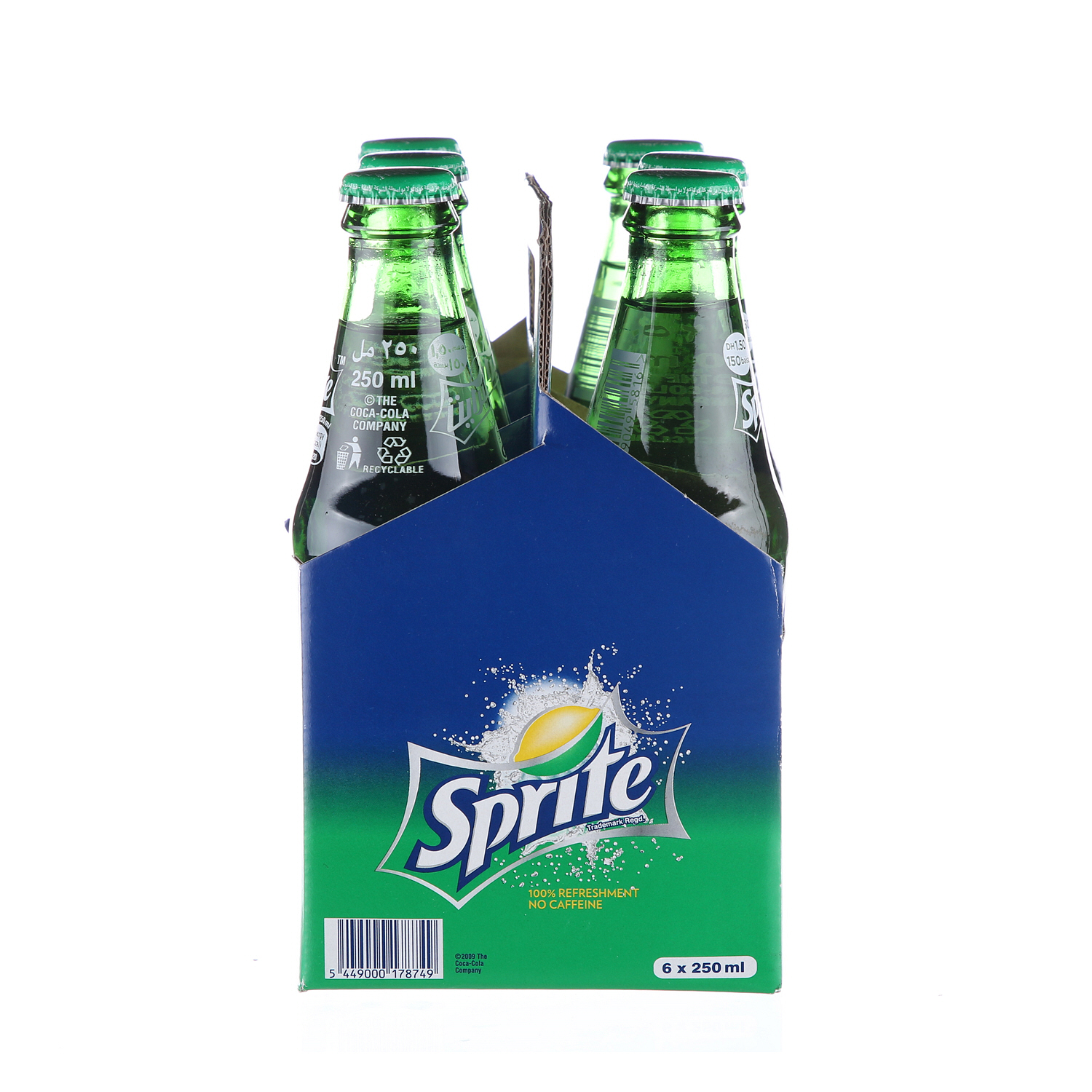 Sprite Glass Bottle 250 ml × 6 Pack