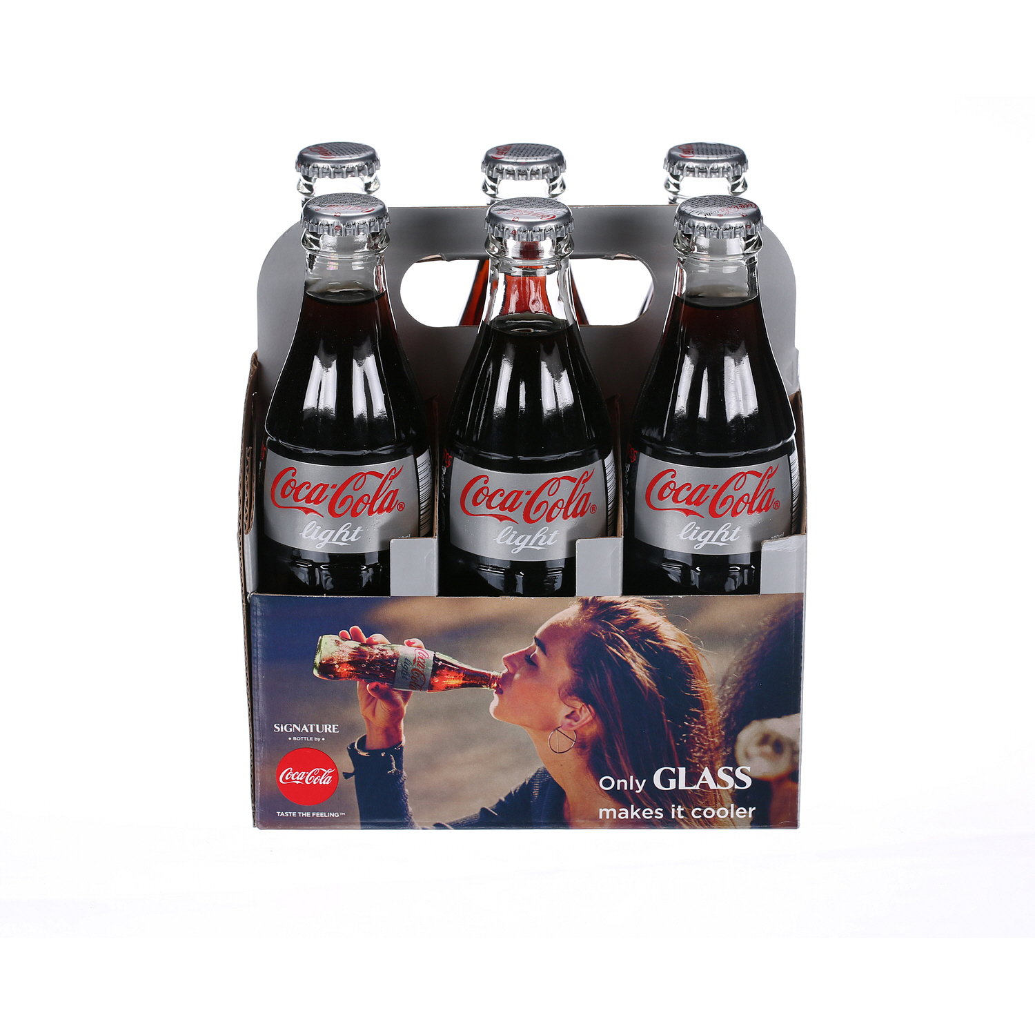 Coca-Cola Light Glass Bottle 250 ml × 6 Pack