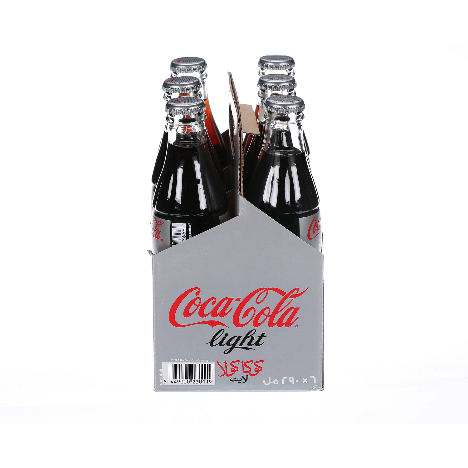 Coca-Cola Light Glass Bottle 250 ml × 6 Pack