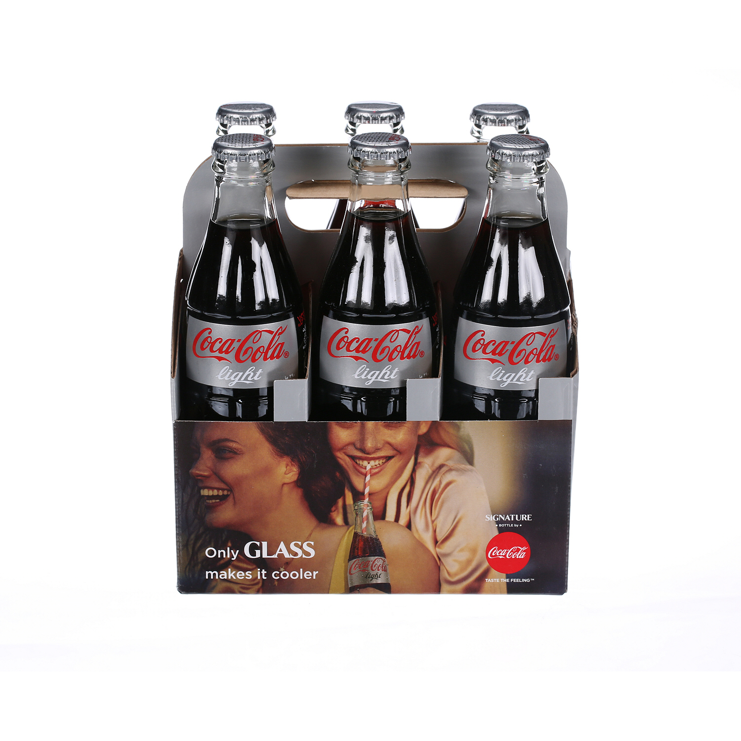 Coca-Cola Light Glass Bottle 250 ml × 6 Pack