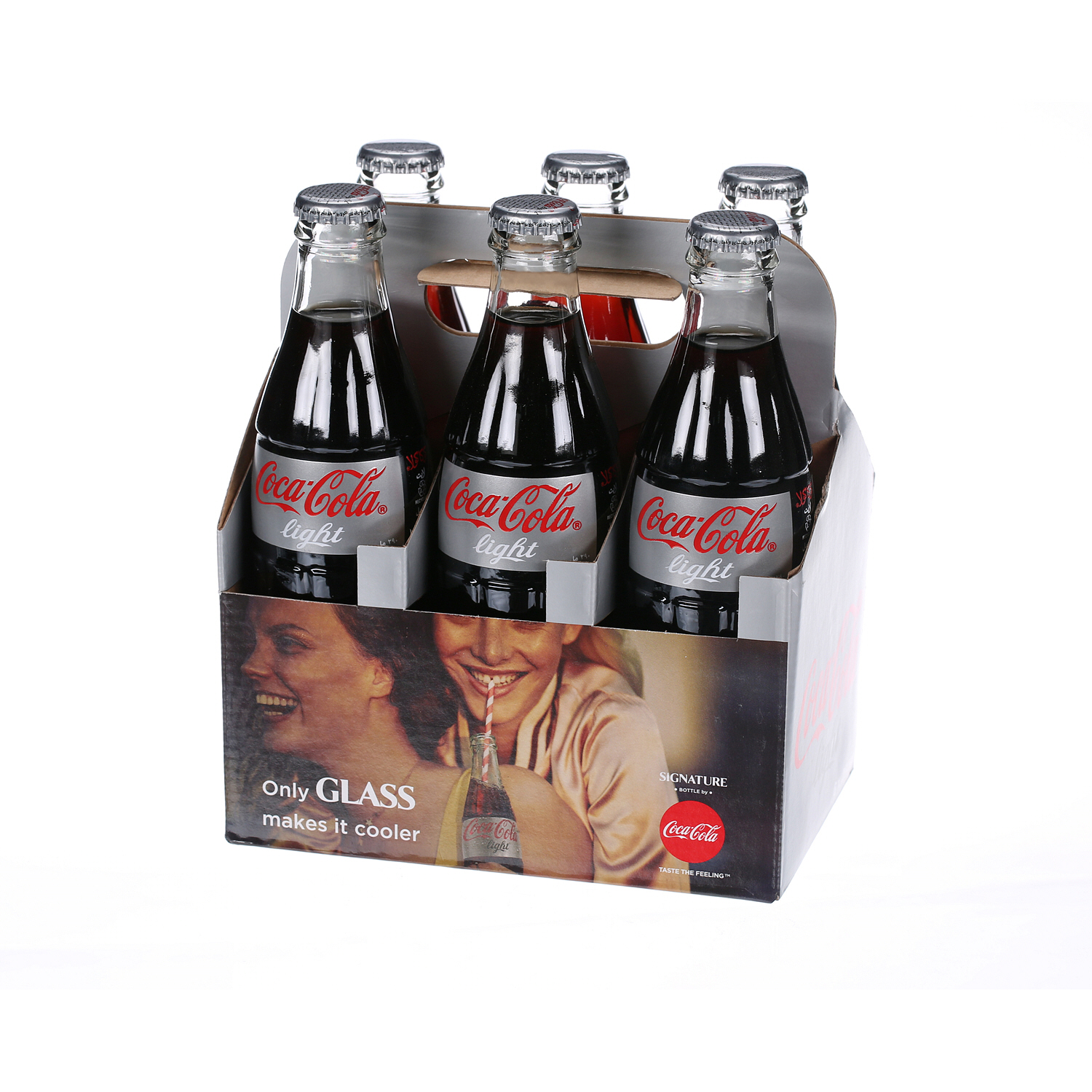 Coca-Cola Light Glass Bottle 250 ml × 6 Pack