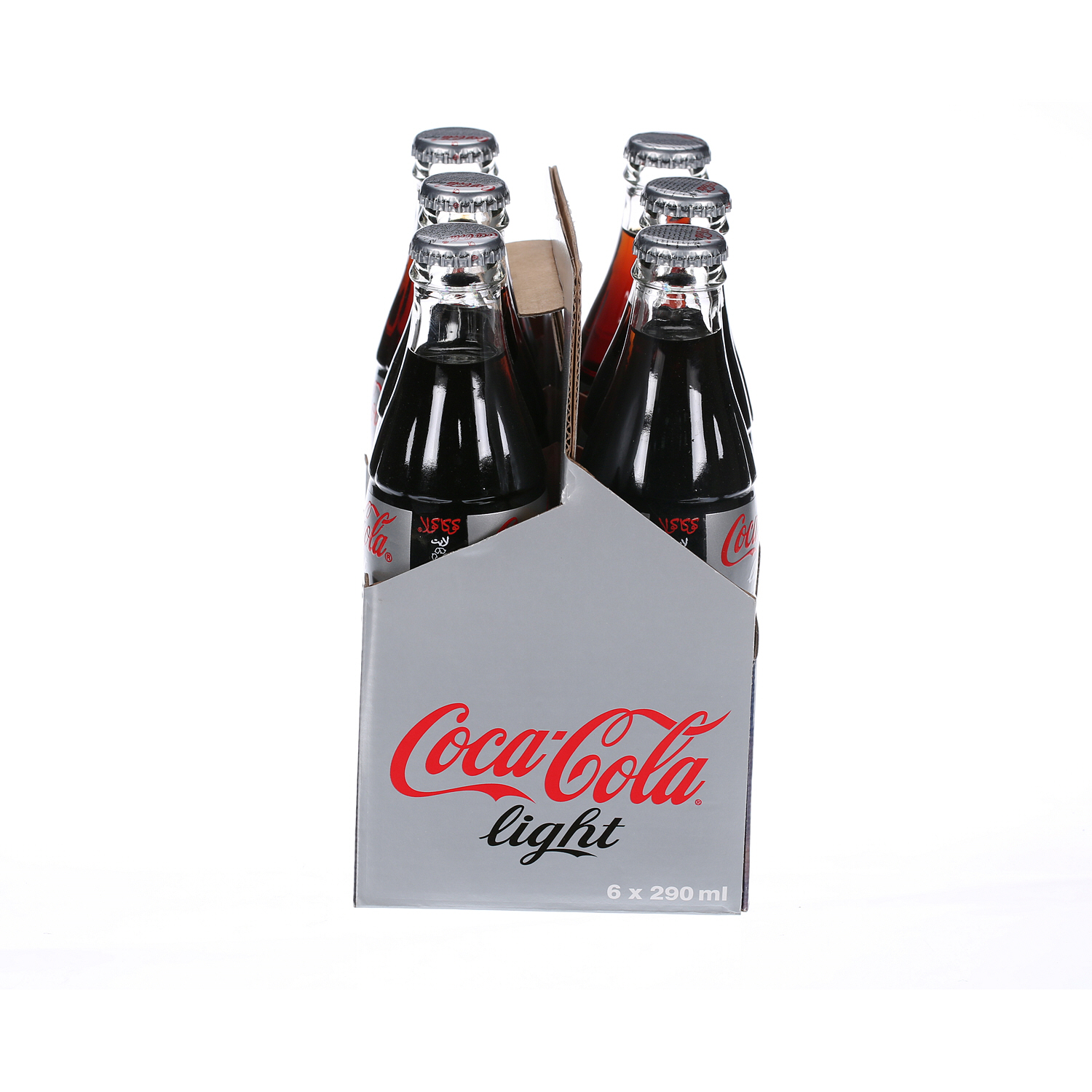 Coca-Cola Light Glass Bottle 250 ml × 6 Pack