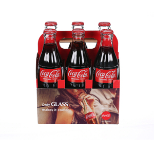 Coca-Cola Glass Bottle 250 ml × 6 Piece