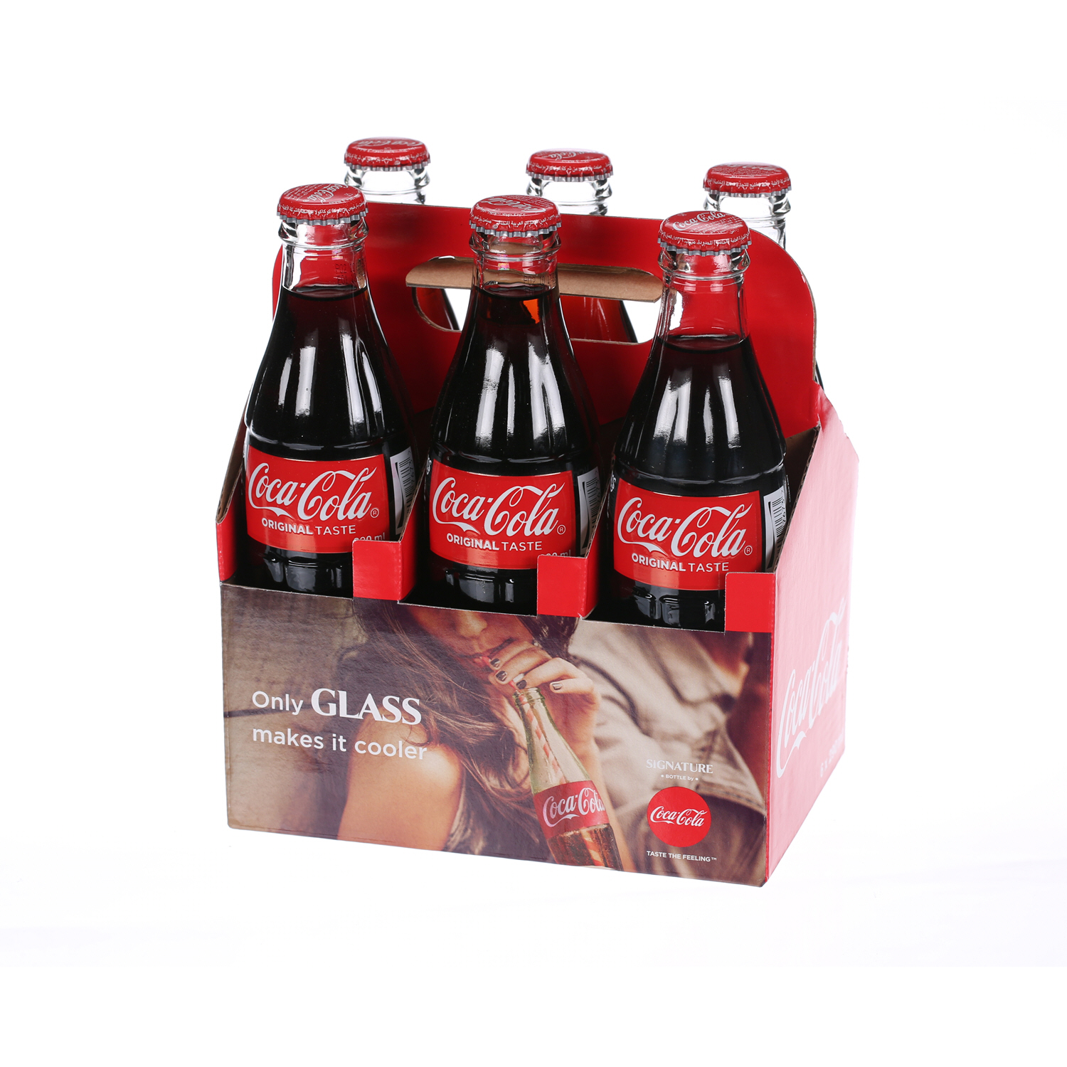 Coca-Cola Glass Bottle 250 ml × 6 Piece